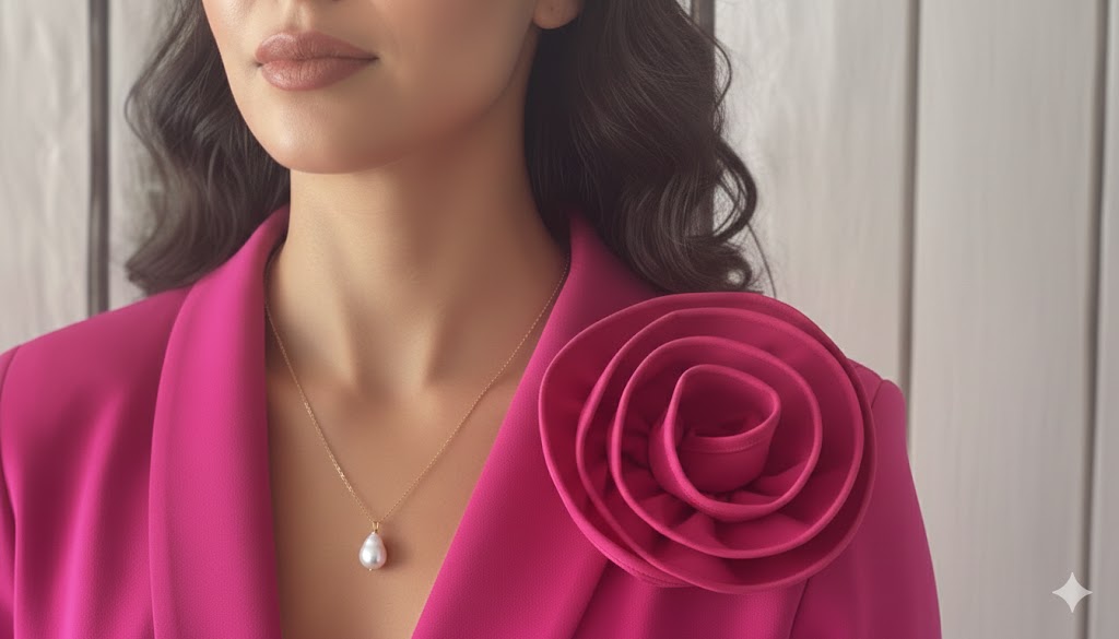 LPL Drop Pearl 18" Necklace-2230