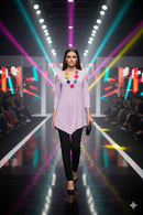 IC Collection Criss Cross Shoulder Tunic-IC-1059T