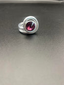 Jeff Lieb Statement Ring with Purple Swarovski Crystal-132-R
