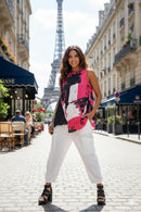 IC Collection Color Block Tank-7843T