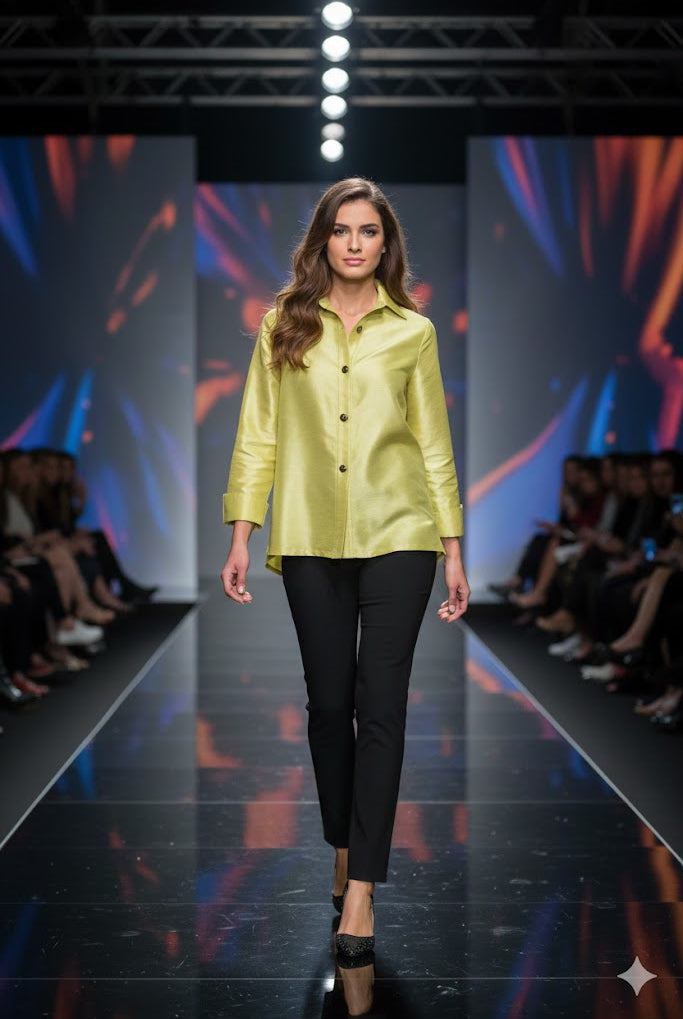IC Collection Button Down Blouse | Unique Apparel USA