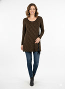 Comfy USA Luella Stripped Tunic-M1011PS