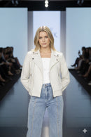 Frank Lyman Zippered Collared Jacket- 243444