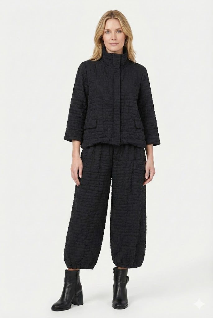 Moonlight Textured Bubble Pant-P3732, view 5