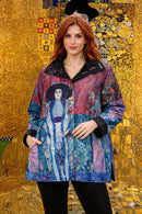 Oopera "Adele II" Reversible Art Raincoat-J2539RW-3