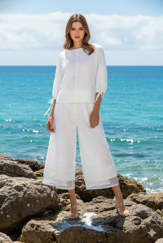 IC Collection Mesh Detail Pant | Unique Apparel USA