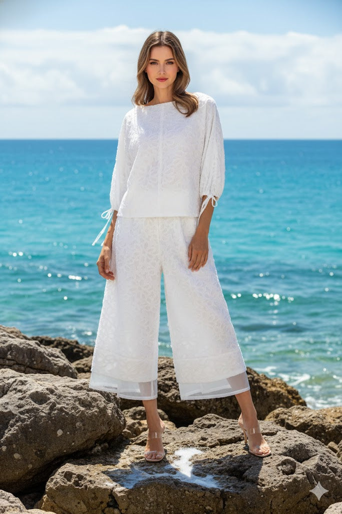 IC Collection Mesh Detail Pant-7789P