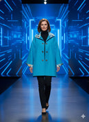 Oopera Reversible Toggle Button Rain Jacket-J4240RW-5