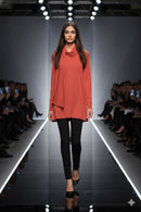 IC Collection High-Low Scarf Cardigan IC-1197T