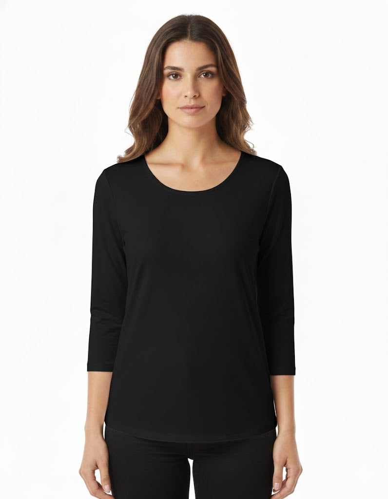 Comfy USA Basic Modal Tee Top-M111R