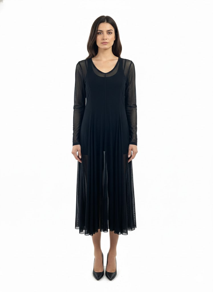 Comfy Sheer Dress-ES3021