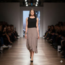 By JJ Draped Maxi Skirt with Pockets- IT-120