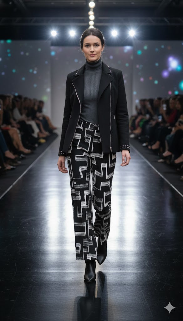 IC Collection Graphic Trendy Pants-IC-5543P