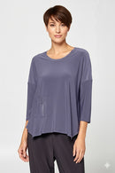 By JJ Zipper Pocket Tunic-IT-102C