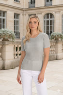 Frank Lyman Embellished Crew Neck Pullover-266563