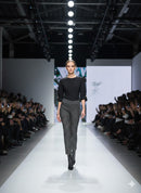 Joseph Ribkoff Jacquard Dot Slim Fit Pull-On Pants-JR-243131