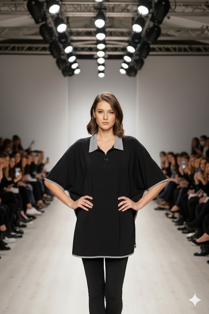 By JJ Color Block Boxy Top- IT-155