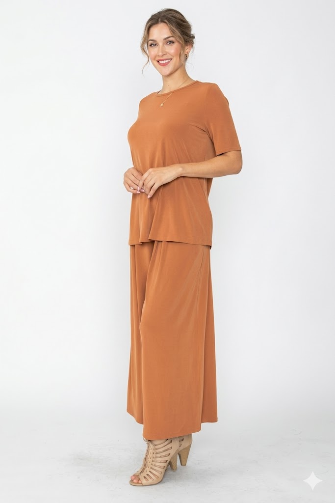 IC Collection Knit Jersey Scoop Neck-C1031T