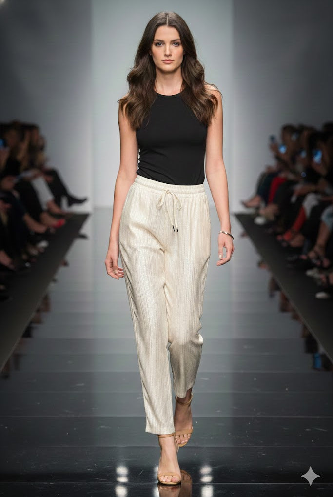 Joseph Ribkoff Shimmer Tapered Leg Pant | Unique Apparel USA