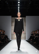 Frank Lyman Simplistic Top With Rhinestone Trim-174026