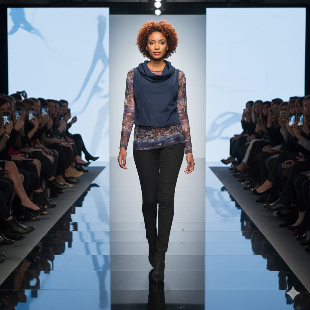 Sun Kim Wire Collar Vest-ME155