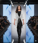 Knitted White Over piece -LA112