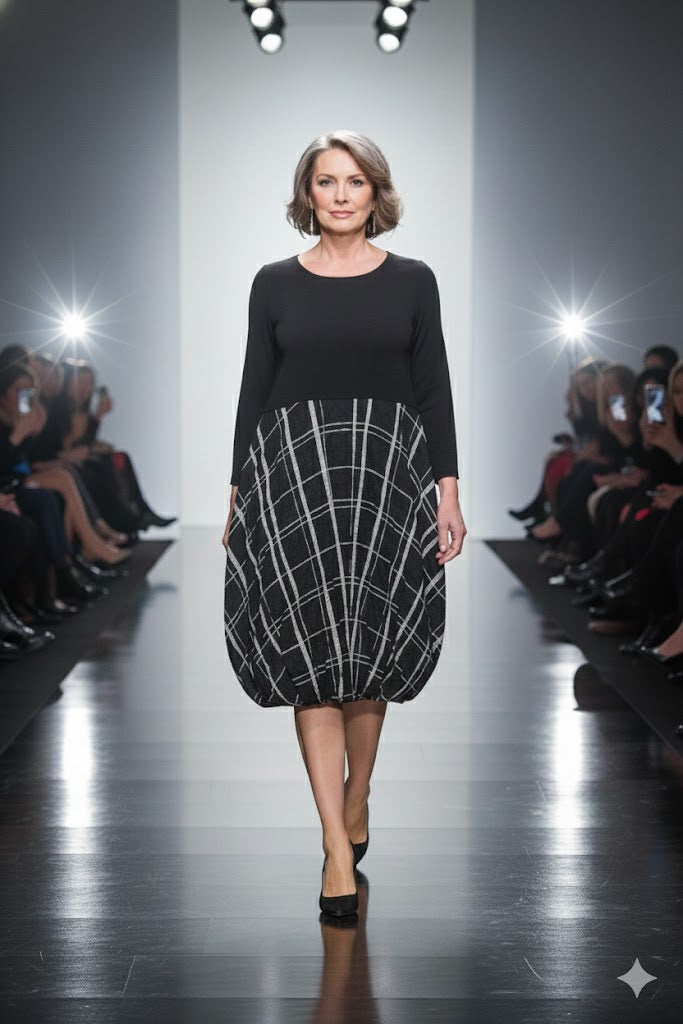 Moonlight Fun & Easy Dress-D4082BLG