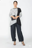 IC Collection Dolman Tunic With Patch - Women's Designer Top 7788T