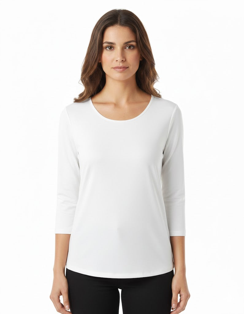 Comfy USA Basic Modal Tee Top-M111R