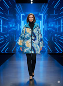 Oopera Reversible Toggle Button Rain Jacket-J4240RW-5