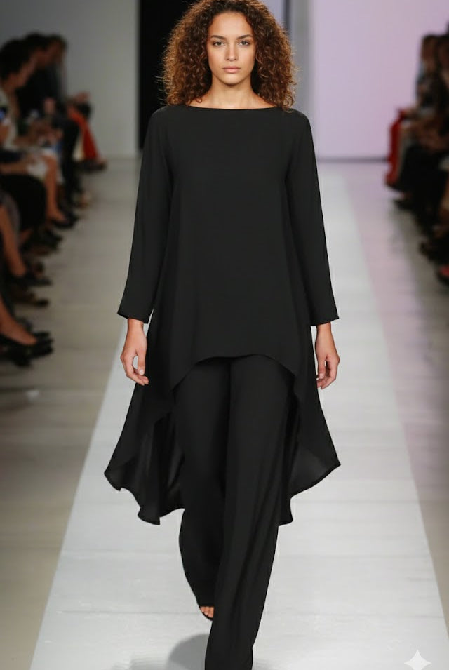 IC Collection Long Sleeve High Low Tunic | Unique Apparel USA