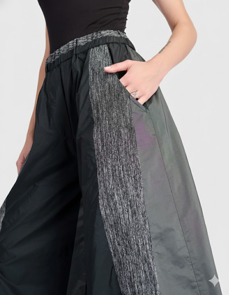 Alembika Tasset Wide Leg Pants, Iron-UP438I
