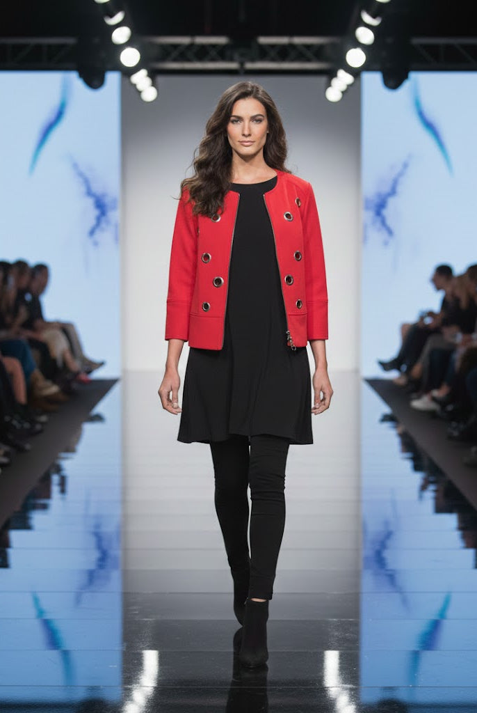 IC Collection Grommet Jacket- 7170J | Unique Apparel USA