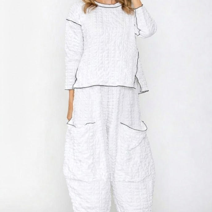 IC Collection Bubble Check Pant-C1122P