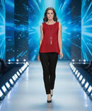 BY J.J Sleeveless Reversible Round or V Neck Tank-JJ-IT108