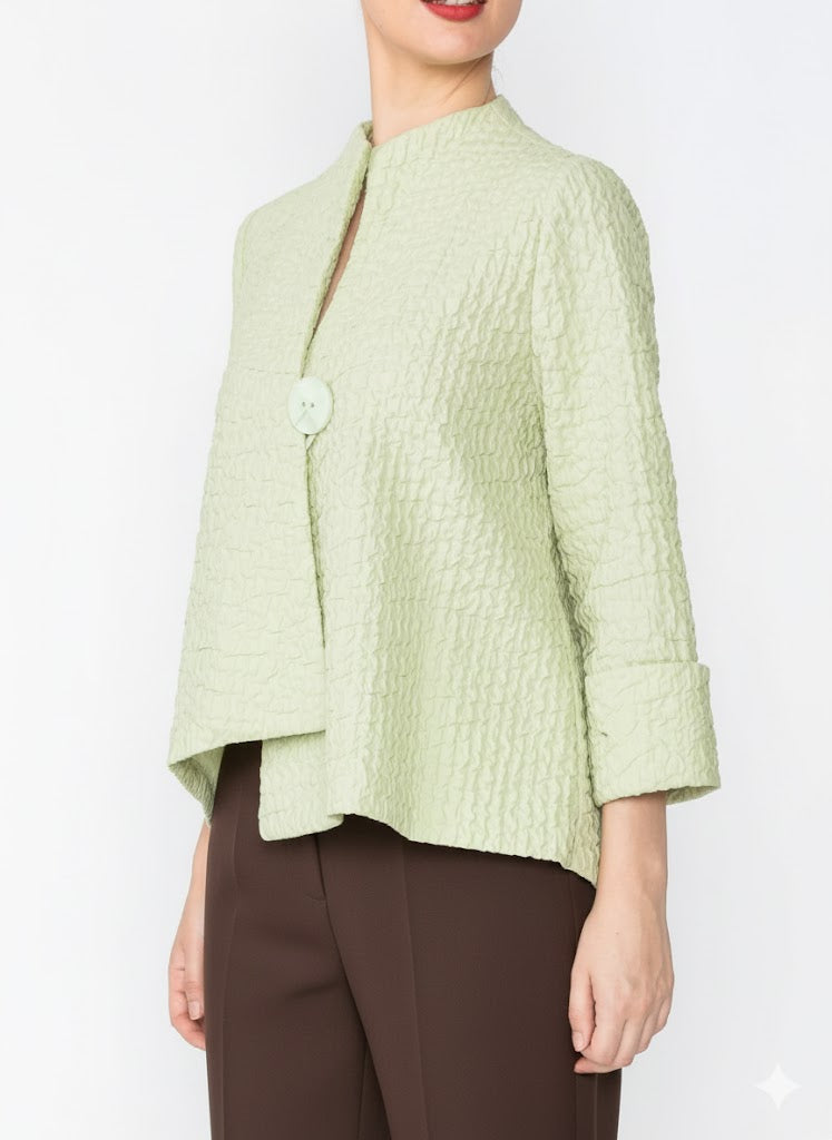 IC Collection Textured Asymmetrical Jacket-IC-4379J