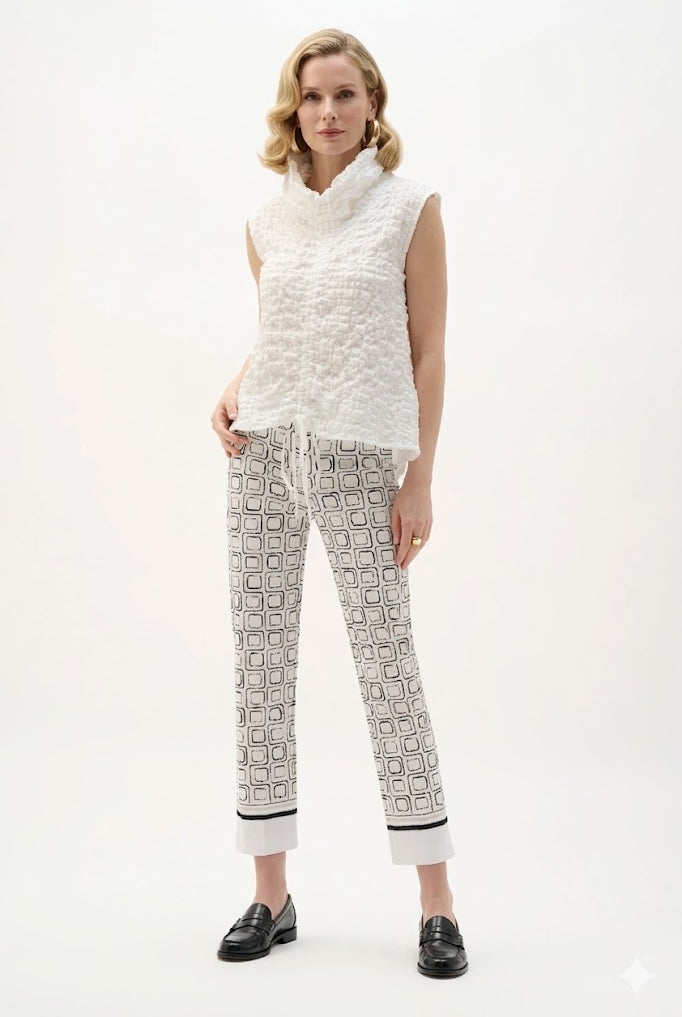 Joseph Ribkoff Millennium Printed Straight Pull-On Pants | Unique Apparel USA