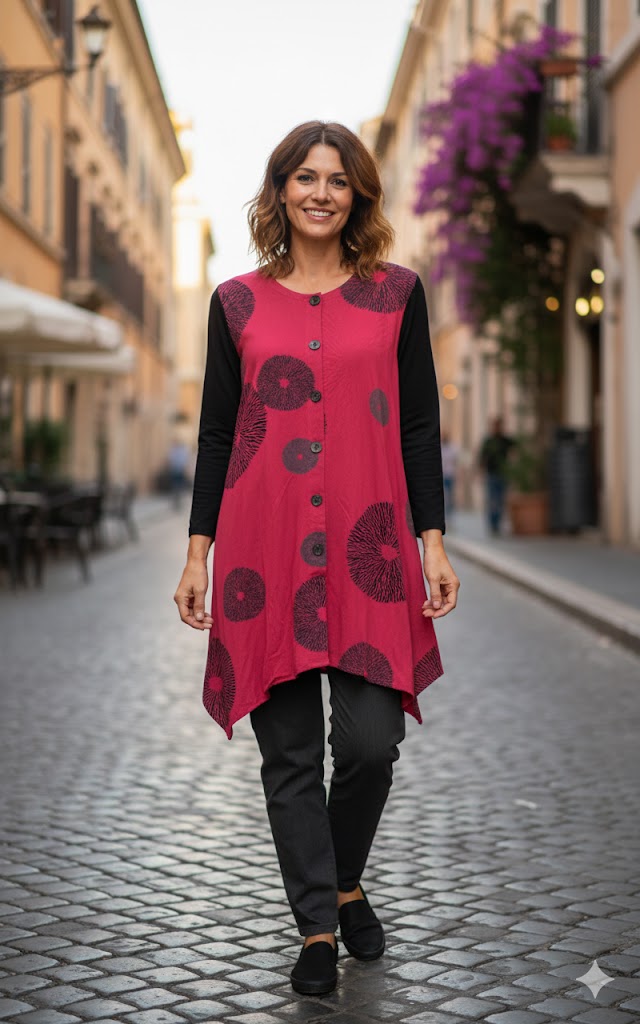 Cheyenne Helios Button Down Tunic/Dress-PT1019