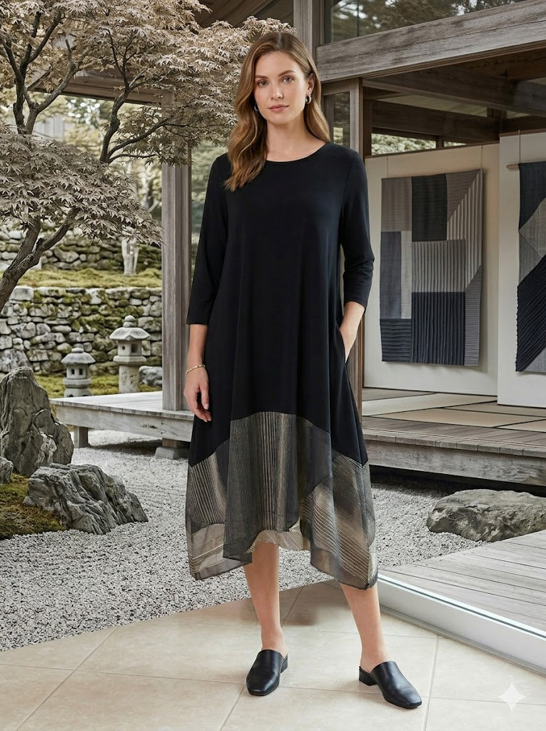Alembika Modern Asymmetrical Dress-ED404