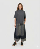 Alembika Urban Marisol Wide Leg Pant, Slate Stripes-UP145D