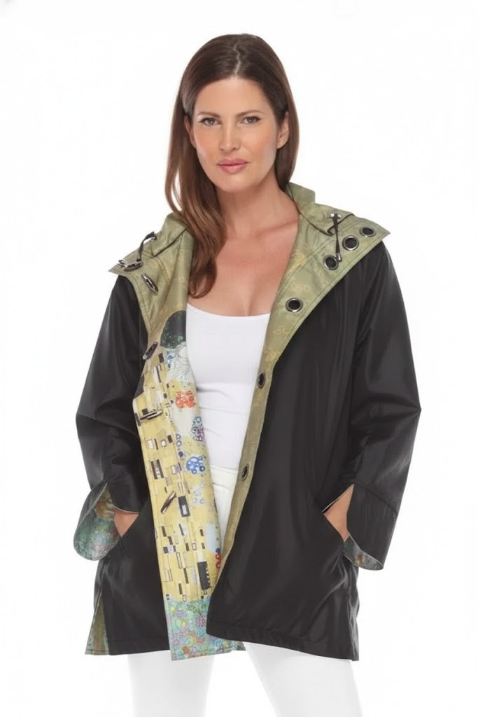 Oopera 'THE KISS" Reversible Rain Jacket-J3240RW-2