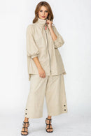 IC Collection Nylon Full Zip Jacket-C1063J