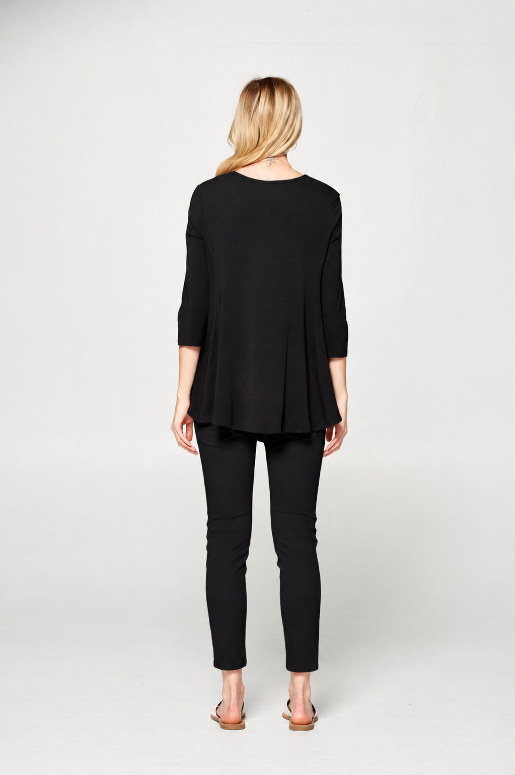 By JJ Two Tone Comfort Tunic-MD-105T, view 2