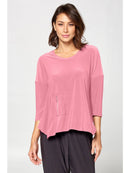 By JJ Zipper Pocket Tunic-IT-102B