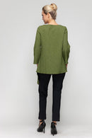IC Collection Raglan Asymmetrical Tunic-7361T