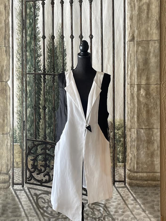 IC Collection Linen Vest-IC-8477V
