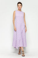 Asymmetrical Cut Front and Back Dress 7044D