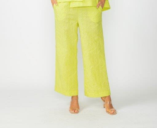 IC Collection Textured Straight Pants-6440P