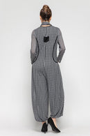 IC Collection Balloon-Bottom Jumpsuit-IC-4770JS