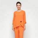IC Collection Textured One Button Top-IC-7067T